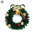 thumbnail image 5 of Luxtrada 10/5 Pcs 2.4inch Mini Christmas Wreaths Dollhouse Miniature Christmas Tree Decoration Garland Wreath Mini Craft Wreaths Winter Snow Ornaments, 5 of 10