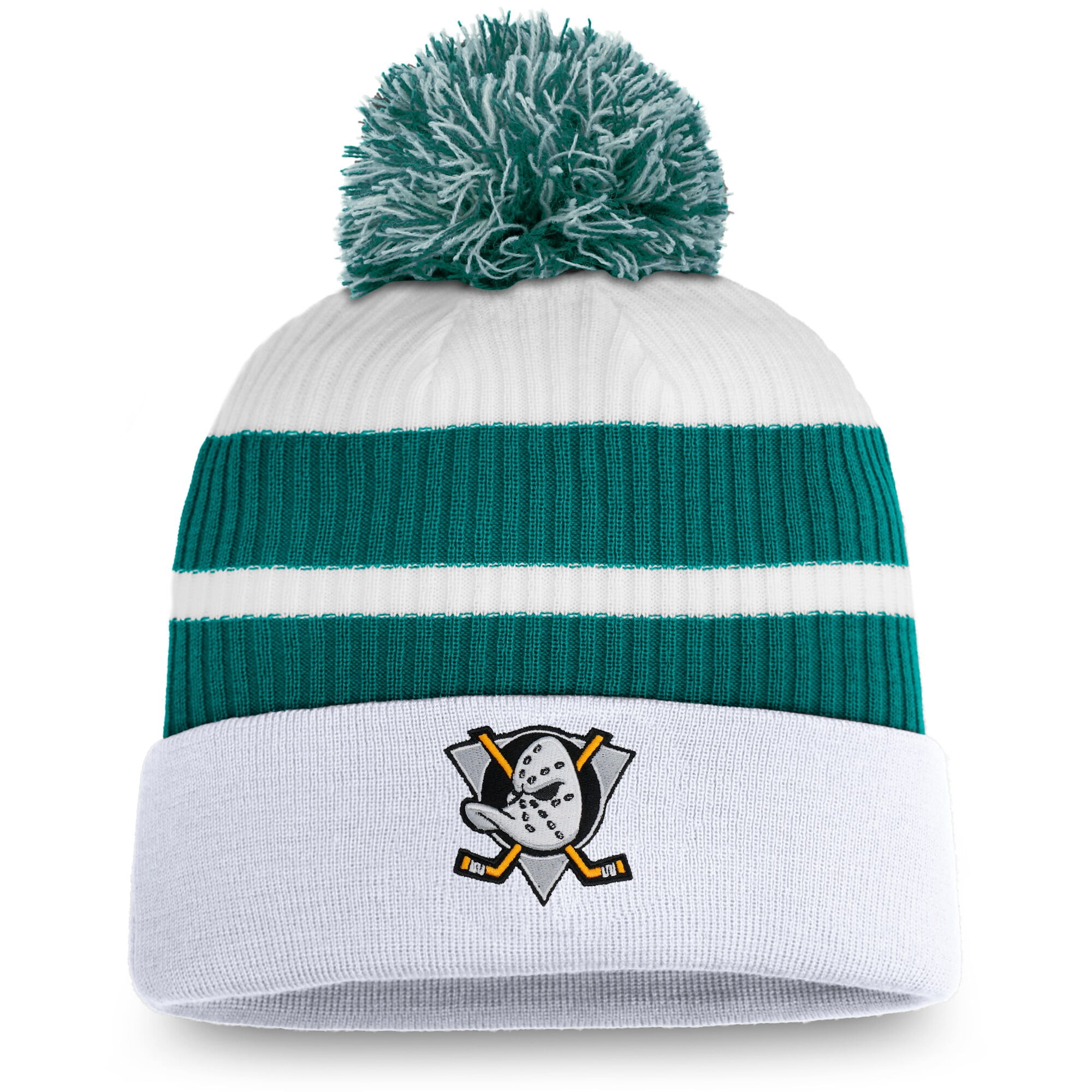 Pom Cuffed Knit Hat 