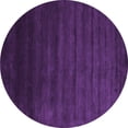 thumbnail image 1 of Ahgly Company Indoor Round Abstract Purple Contemporary Area Rugs, 5' Round, 1 of 4