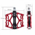 thumbnail image 2 of FACEGA 1Pairs Bike Pedals,Lightweight Pedals Mountain Bike Pedals,Simple to Install and Maintain Bicycle Accessories,Red, 2 of 7
