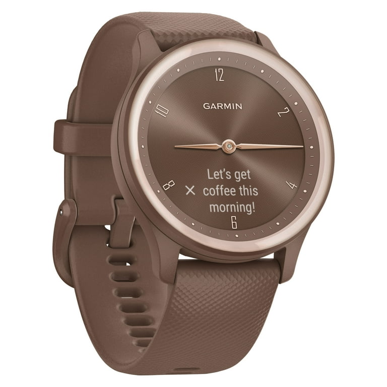 Garmin Smartwatch (Cocoa), Silicone vívomove Band 010-02566-02 Sport with