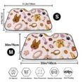 thumbnail image 7 of Lsque Cute Dog Car Windshield Sun Shade | Accordion Folding Style Auto Shade for Car Truck SUV Van | Blocks UV Rays Sun Visor Protector | Medium, 7 of 7