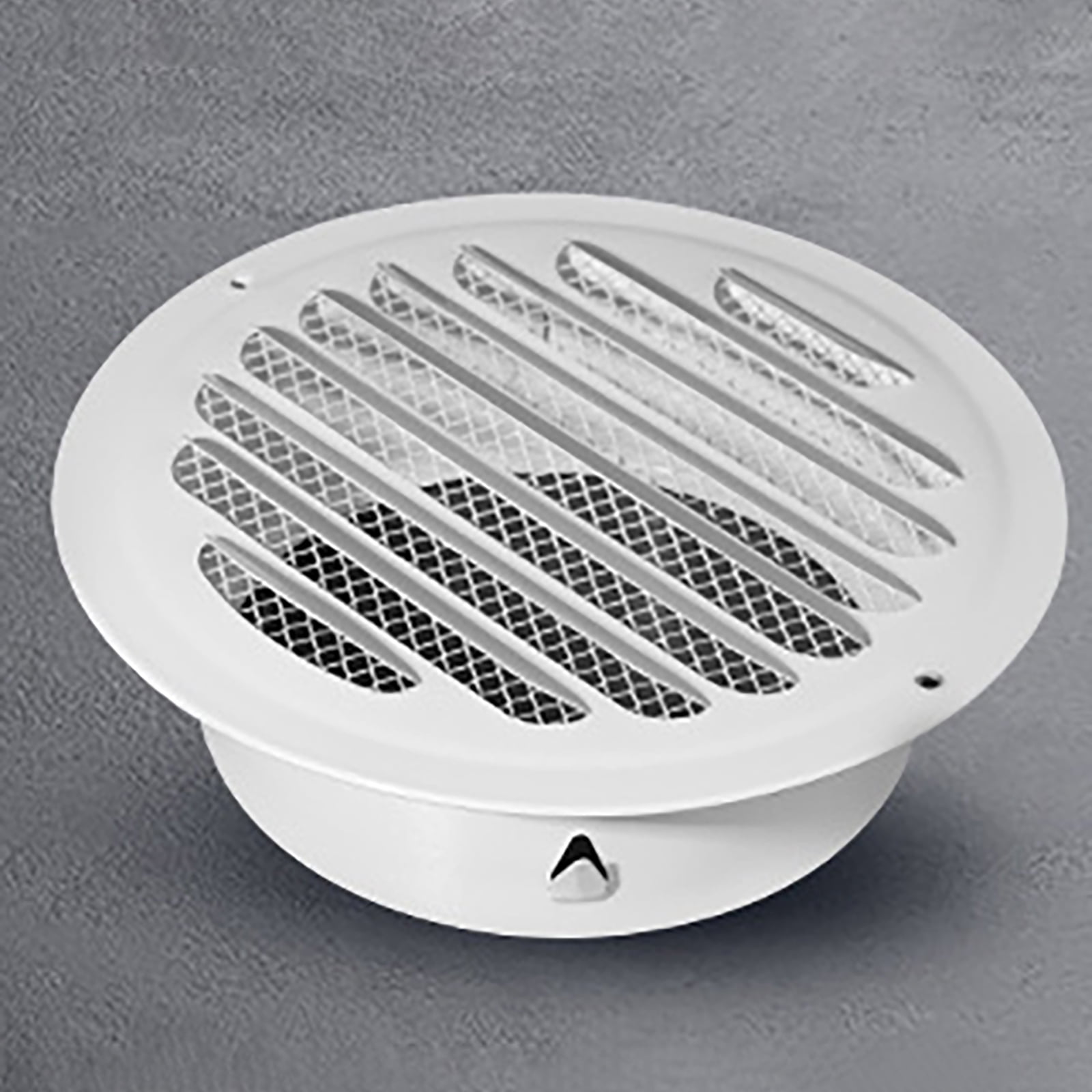 Stainless Steel Air Outlet Vent Louver Grille Covers with Screen Meshes Round Soffit Vent Dryer Vent Covers Enduring