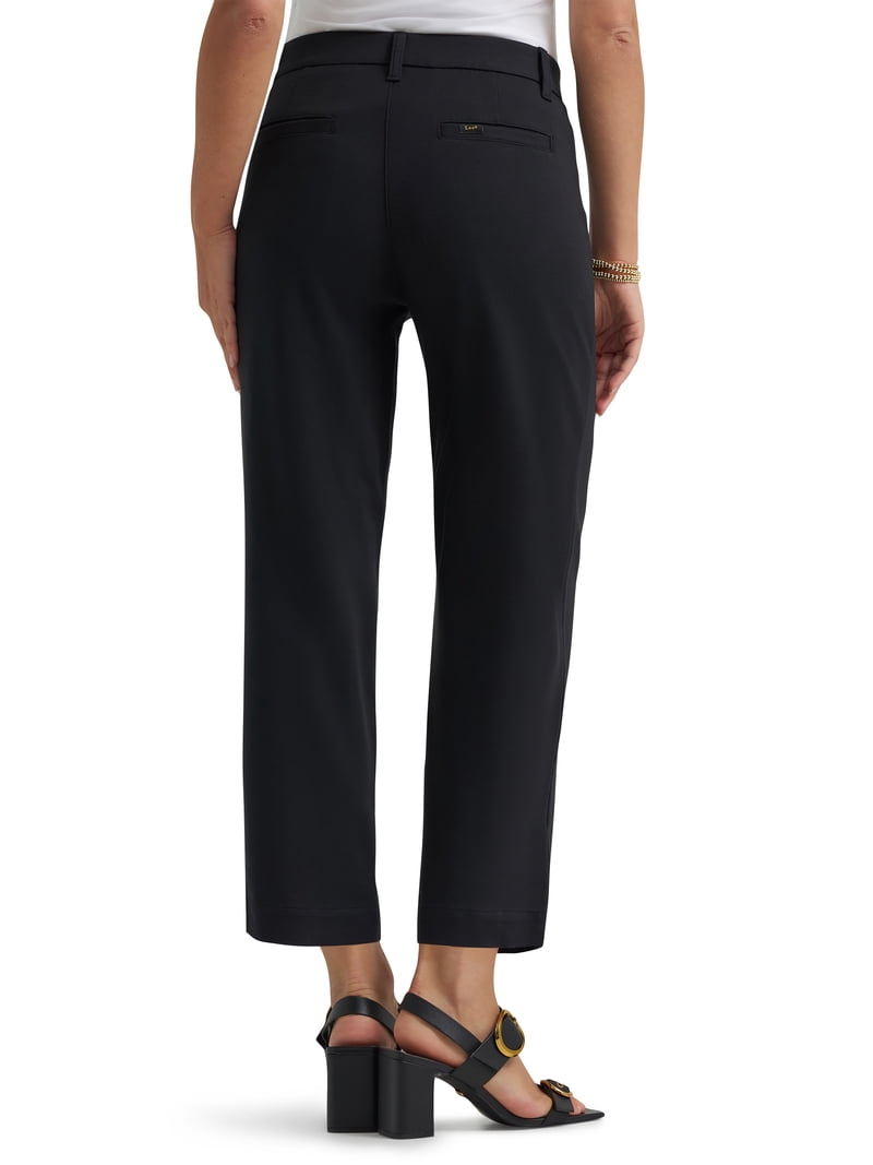 Lee® Women's Comfort Waist Knit Cropped Pant, Sizes 2-10 - Walmart.com