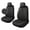 Black, variant on Luxury PU Leather Car Seat Covers Full Set-Waterproof Seat Protectors with Split Bench Seat Covers for Cars-Universal Cars Interior Covers for Sedans, SUVs, Pick-up Trucks (Black/Black Line)