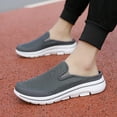 thumbnail image 2 of Unisex Slippers Slip on Mules Clogs Diabetic Walking Shoes Wide Width Footwear Plantar Fasciitis Indoors Outdoors, 2 of 9