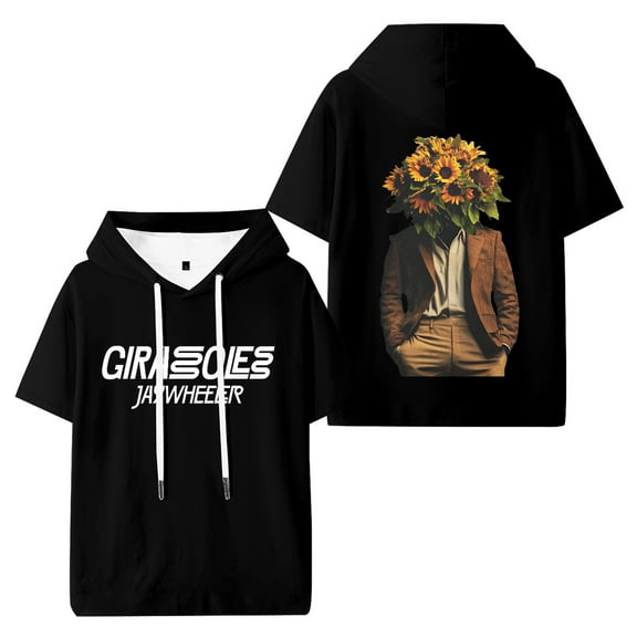 Jay Wheeler Girasoles Album 2025 Hooded Short Sleeve Fashion Hoody Hip Hop Tshirt