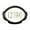 Mocha, variant on Floral Address Plaque - White
