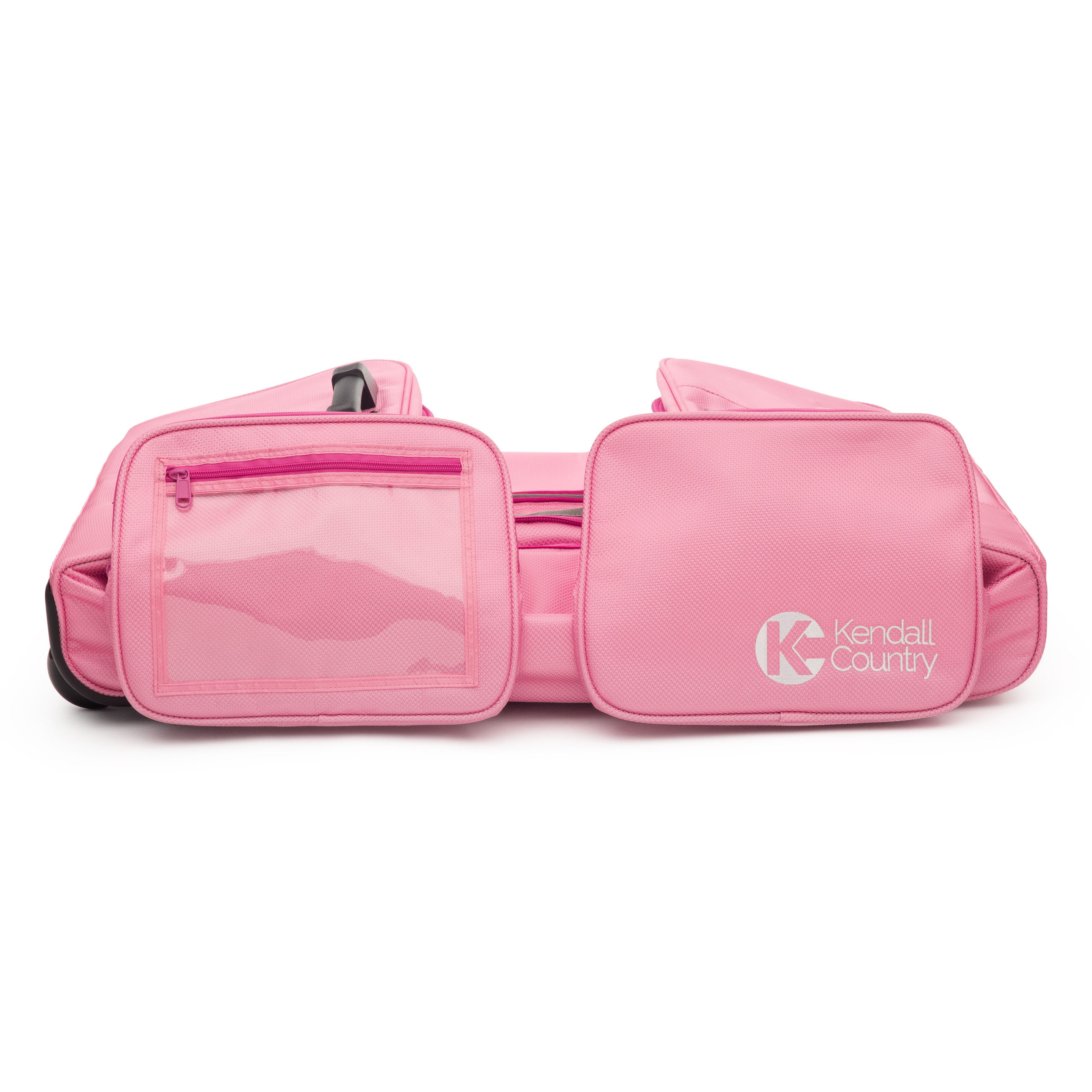 Kendall Country Dance Rolling Duffel with Garment Rack, Cotton Candy Pink, Large, 28-inch
