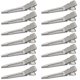 thumbnail image 1 of 50 Pack 1.75 Inches Single Prong Curl Metal Hair Clips For Dreads Lock Clips Hair Alligator Clips Silver Section Clips Metal Alligator Clips Hair Pins, 1 of 5