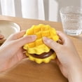 thumbnail image 3 of Squishy Relaxing Squeeze Fidget Toy, Hand‑operated Decompression Sensory Toy, Lightweight Portable Play Toy for Children Teens, Travel Use and Reward Gift Option(Simulated Sandwich Waffle), 3 of 4