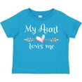 thumbnail image 3 of Inktastic My Aunt Loves Me- Heart Boys or Girls Toddler T-Shirt, 3 of 5