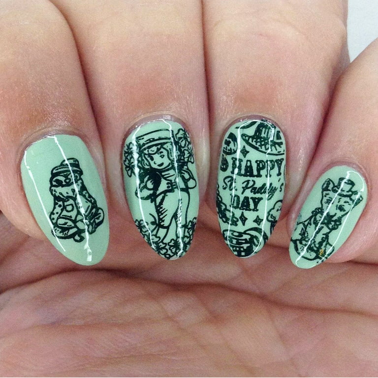 ST Patrick's Day Nail Art Stamping Plate