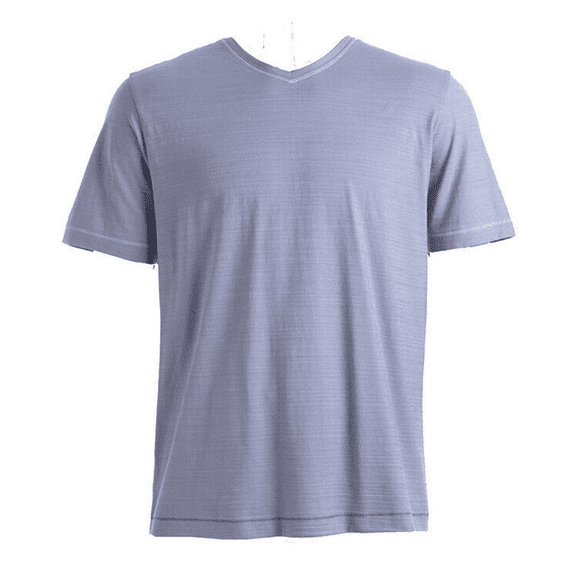 Tommy Bahama Men's Wave Tropic V Neck Tee Shirt, Iced Slate, M