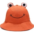 thumbnail image 2 of Dalrosia Cute Frog Bucket Sun Hat Funny Summer Packable Fisherman Cotton Hat Unisex for Adult Women Men Teen Kids, 2 of 8