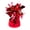 Red, variant on Metallic Wrapped Balloon Weights Elegant Party Decorations with Loop for Balloons, Centerpieces and Table Décor for Birthdays Awards Night Graduations and Events