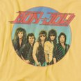 thumbnail image 2 of Bon Jovi Bon Sphere Women's T Shirt, Banana, Large, 2 of 6