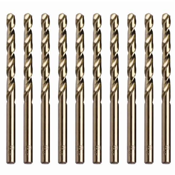 5mm Twist Drill Bits Set, High Speed Steel Drill Bits for Drilling Holes 10 Pack