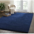 thumbnail image 2 of Nourison Malibu Shag Solid Shag Navy 6'7" x 9'6" Area Rug, (7' x 10'), 2 of 8