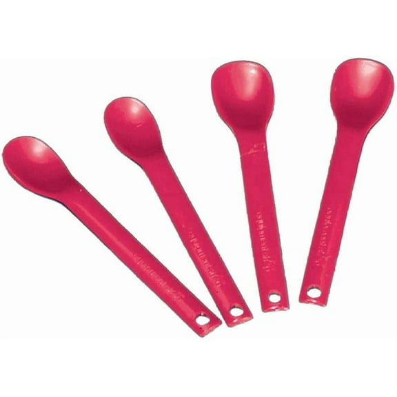 Maroon Spoons, Large - 10 Per Pack