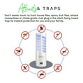 thumbnail image 5 of WizTrap 4-Pack Plug in Fly Trap, 21 UV LED Bulbs, 20 Sticky Glue Board Refills, A Home Gnat Trap, Moth Trap, Flies, Bug Trap, Mosquito Trap, and Other Small Flying Insects Trap!, 5 of 6