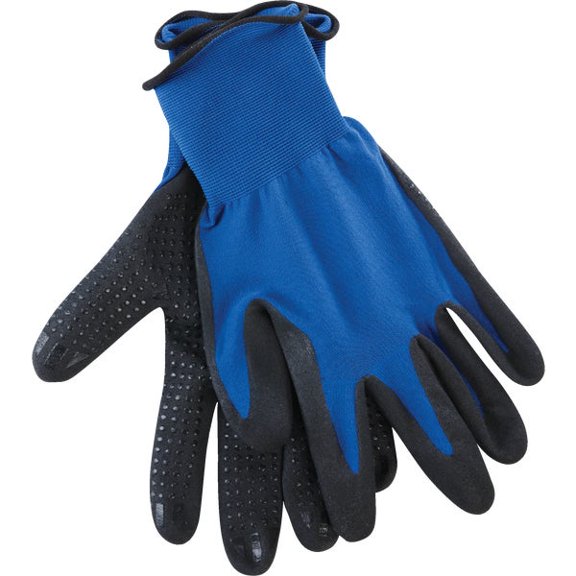 MED BLUE COATED GLOVE