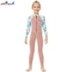 thumbnail image 4 of Niños con traje de baño de una pieza traje de baño Sun a prueba de snorkeling conjunto de neopreno ropa de nylon traje de baño con cremallera traje de baño Flamingo regalos para mujeres L Inevent OD003311-03, 4 of 7