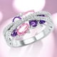 thumbnail image 2 of Anillo HUOGUO, mariposa, diamante, aleación moderna en forma de corazón, 2 of 5