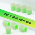 thumbnail image 4 of Happy Date Universal Luminous Tire Valve Cap Plastic ABS Dustproof Decorative Tires Accessories Tire Stem Covers Application Car Motorcycle Bicycle, 4 of 9