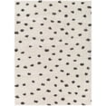 thumbnail image 2 of Taza shag Black 7'10" x 10' Global Rectangle Area Rug, 2 of 6