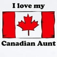 thumbnail image 2 of CafePress - I Love My Canadian Aunt Body Suit - Baby Light Bodysuit, Size Newborn - 24 Months, 2 of 4