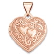 thumbnail image 1 of 14K Rose Gold 15mm Heart Locket, 1 of 2