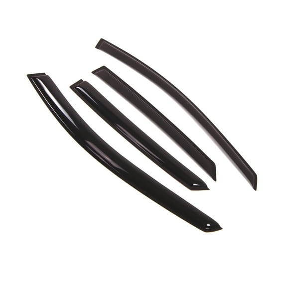 TuningPros Outside Mount Window Visor Deflector Smoke Tinted 4 Pcs Set For 2010-2015 Hyundai Tucson