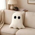 thumbnail image 6 of Decorative Throw Pillow 12 Inch Ghost Shaped Plush Single Pack for Halloween Home Decor, 6 of 7