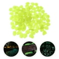 thumbnail image 4 of SHISUYAN 100Pcs Luminous Stones Glow in The Dark Garden Pebbles Rocks Fish Tank Decor, 4 of 8