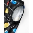 thumbnail image 4 of Conjunto de pijamas navideños familiares a juego con estampado de luces de guirnalda de letras. Pijamas de vacaciones para papá, mamá y niños., 4 of 7