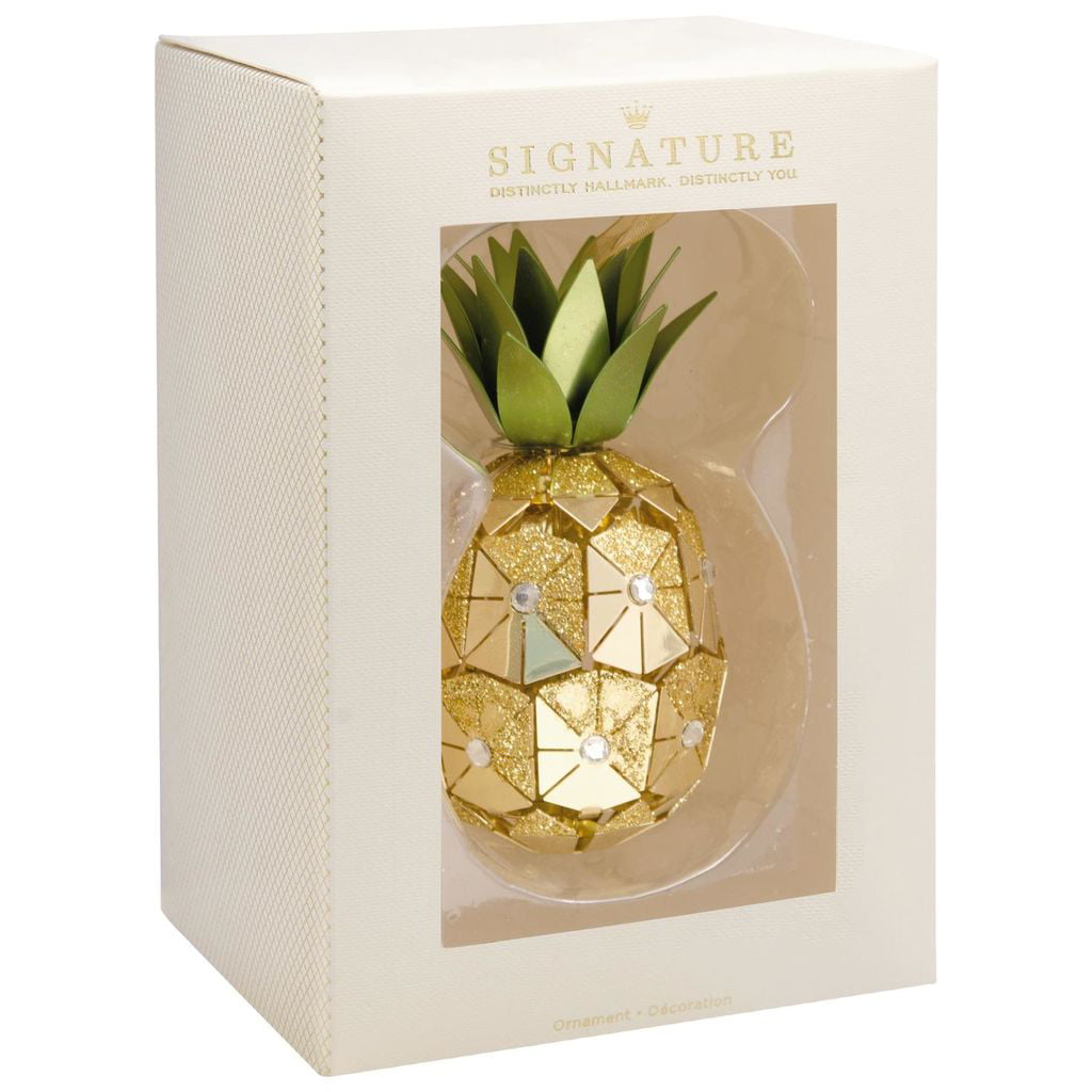 Hallmark Sig Nature Premium Pineapple Metal Ornament