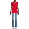 thumbnail image 3 of No Boundaries Women's Juniors Everyday Short Sleeve T-Shirt, 3-Pack, 3 of 5