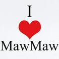 thumbnail image 2 of CafePress - I Love (Heart) Maw Maw Infant Bodysuit - Baby Light Bodysuit, Size Newborn - 24 Months, 2 of 4