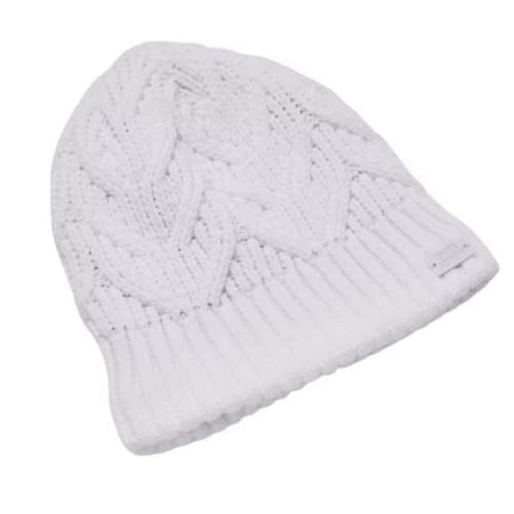 Under Armour Women's Around Town Beanie White/Gray 1299899-100