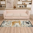 thumbnail image 2 of Yayeee Runner Rug for Bedroom 2'x6' Machine Washable Hallway Non Slip Mat, Animals in A Forest Pattern, 2 of 8