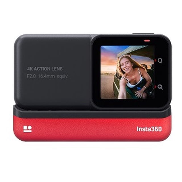 Insta360 ONE RS 4K Edition - Waterproof 4K 60fps Action Camera with FlowSate Stabilization, 48MP Photo, Active HDR, AI Editing insta360 CINRSGP/E
