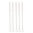 thumbnail image 2 of Sistema de cepillo de la l tubo de 5 pedazos, herramientas cosméticas de nylon de la limpieza de la joyería de de , plateado, 1 cm Macarena Cepillo de limpieza de paja, 2 of 8