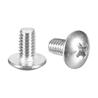 Fastenere 1/4-20 X 2-1/2" Phillips Truss Head Machine Screws – 18-8 Stainless Steel, Qty 25