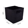 thumbnail image 3 of 10 Gal‌ Square Grow Bags, Garden Fabric Planter Container with Handles Bed Flower Vegetables Pots 1MM Thickness Economic Colorful(Black), 3 of 3