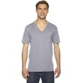 thumbnail image 1 of American Apparel T-Shirt Unisexe à Manches Courtes Col en V, TG, Ardoise, 1 of 1