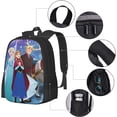 thumbnail image 4 of Frozen RucksackLarge Capacity,Multi-functional,Men's Backpack Business Backpack School,Business Trip,Work Anti-Theft,Waterproof Durable,Town Backpack, 4 of 9