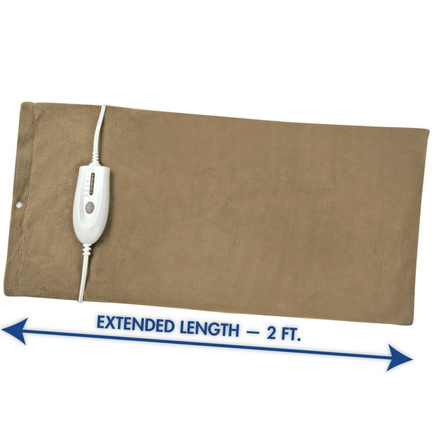 TheraCare Extra Large Heating Pad with Moist & Dry Heat FourHeat