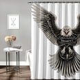 BCIIG White Eagle Bathroom Decor Set with Hooks, Colorful Luxurious