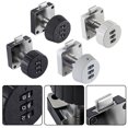 thumbnail image 4 of Password Locking Hasp and Staple with Keys Padlock Garage Lock Cupboard Shed, 4 of 8